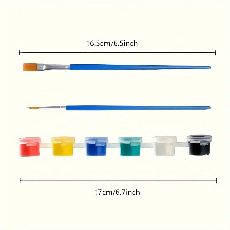 Wholesale waterproof/3ml 12 color DIY painting graffiti acrylic paint with lid small paint container 3ml acrylic painting toy