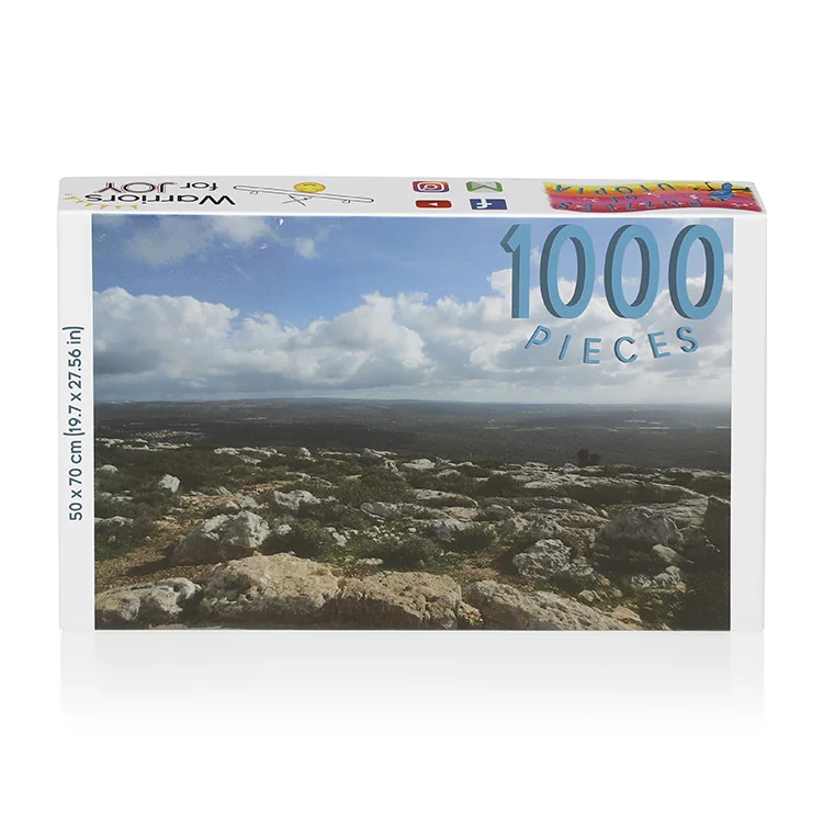 Wholesale custom factory customized 1000 pieces jigsaw puzzles