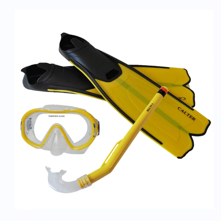 Best selling underwater sports equipment set diving equipment with snorkel diving-goggles mask snorkel and fins diving sets