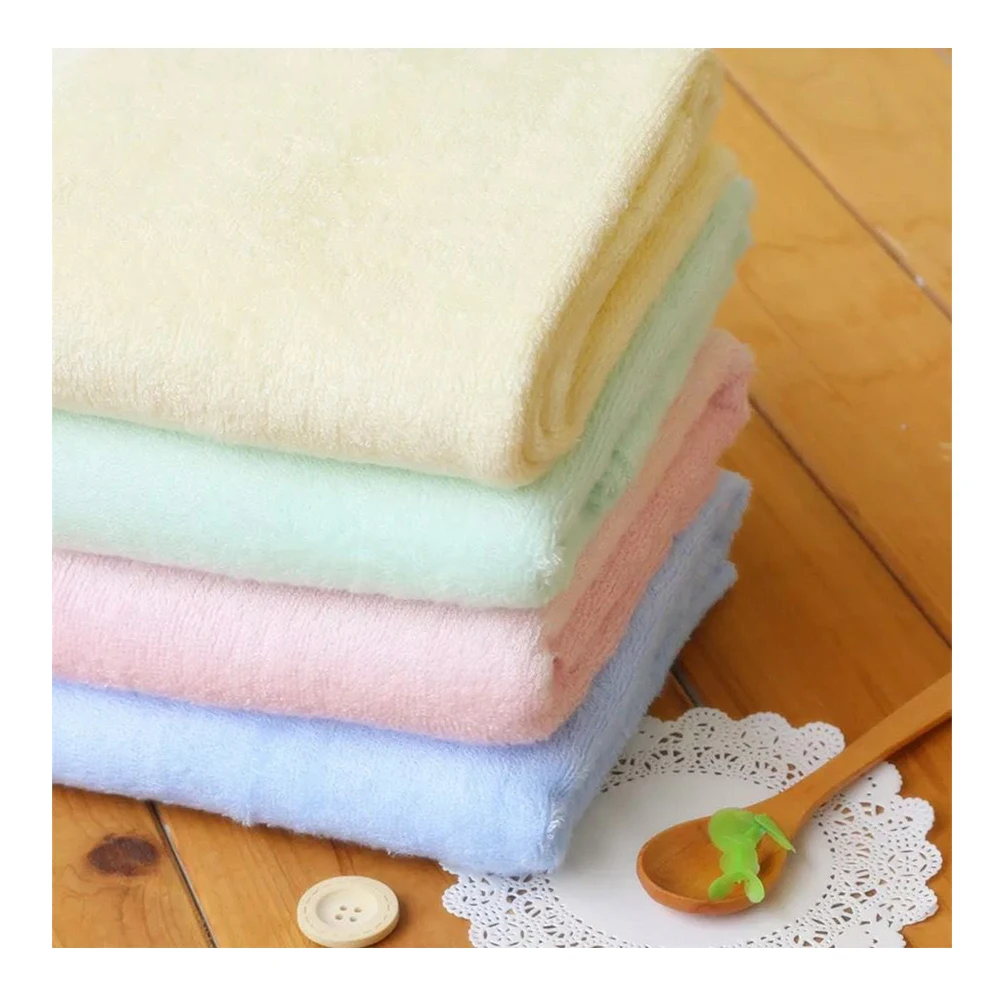Wholesale New Fashion Comfortable Clothes Bathrobe Towelling Knit Fabric Plain Dyed 100 Cotton Terry Towel Fabric Roll