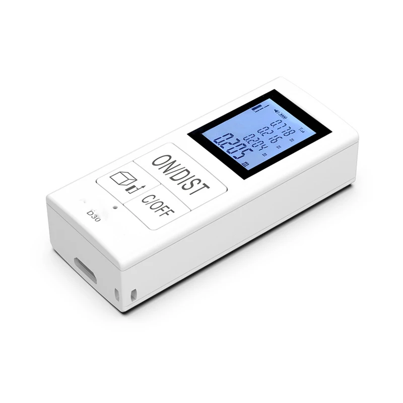 Brand Printing Mini Digital Distance Meter 40m Laser Distance Meter Hunting  USB Rechargeable