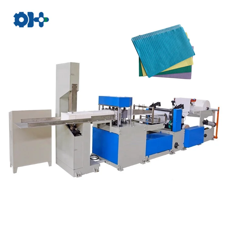High Quality Printing And Folding Disposable Medical Dental Bib Pad Making Machine Tooth Pad Machine