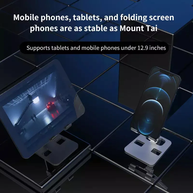 2022 New Universal China Foldable Aluminum Alloy Mobile Phone Holder Portable Adjustable Tablet Stand
