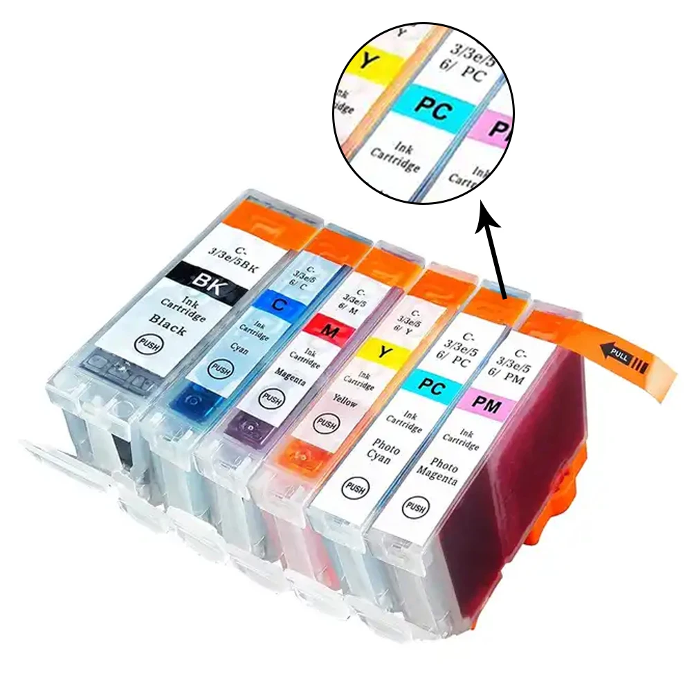 BCI-3ePC Цвет Совместимый струйный картридж для Canon BJC 3000 8200 S820 S9000 IP4000 S600