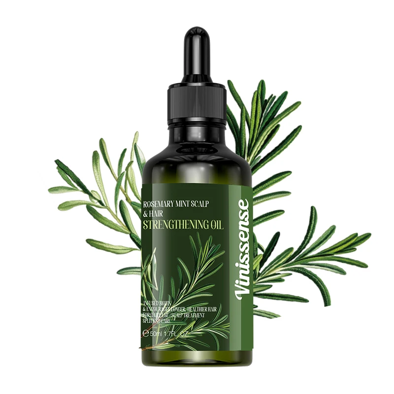 Vinissense oem Biotin Настой способствует более длительным и здоровым волосам подходит для 30 мл ежедневно мяты розмарина кожи головы укрепляющего масла волос