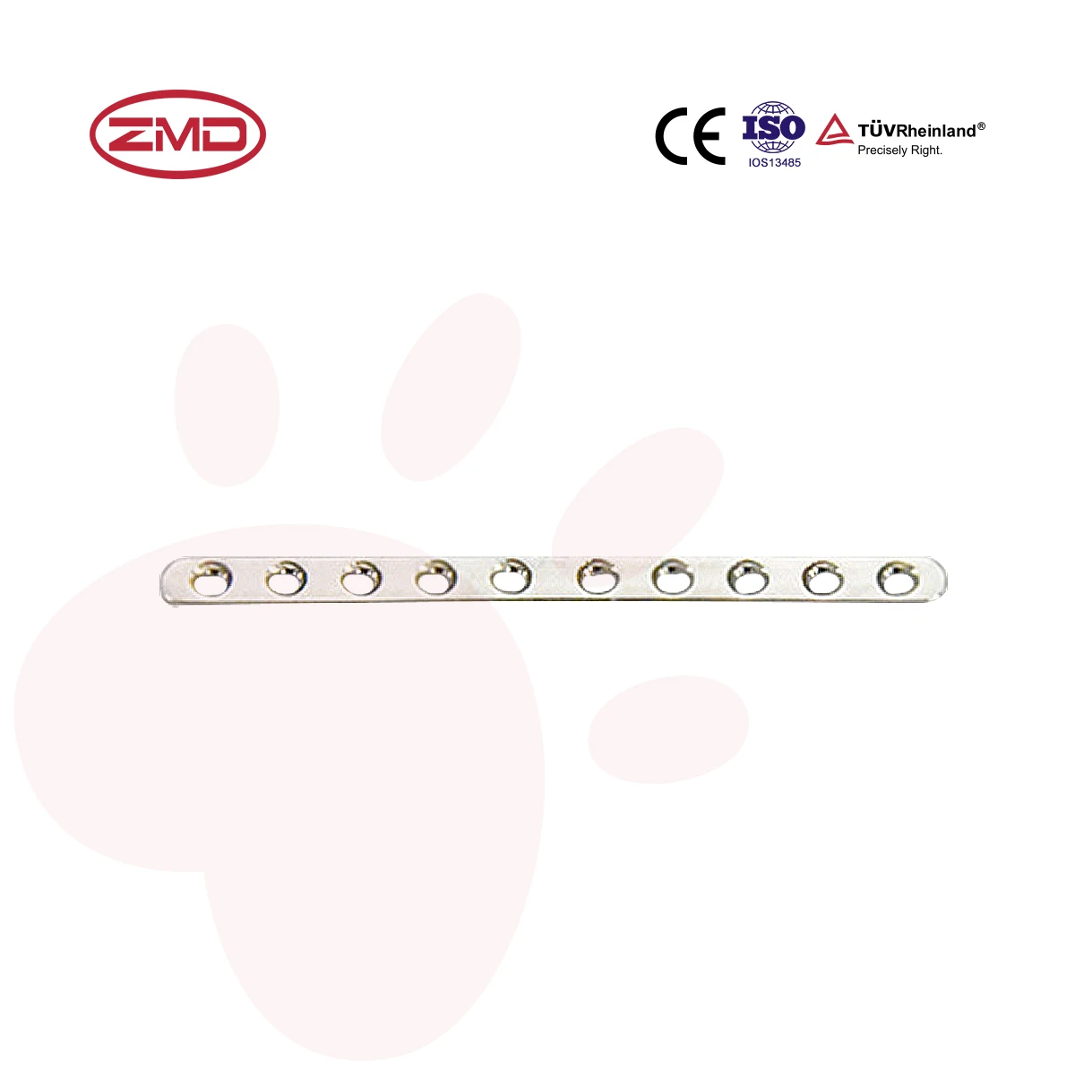 ZMD Pet Bone Implant for Orthopedics 1.0 ALPS Reconstruction Locking Trauma Veterinary Plate