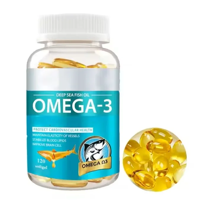 OEM Supplements Vegan Fish Oil Omega-3 6 9 500mg & 1000mg Softgels Capsules for Adults