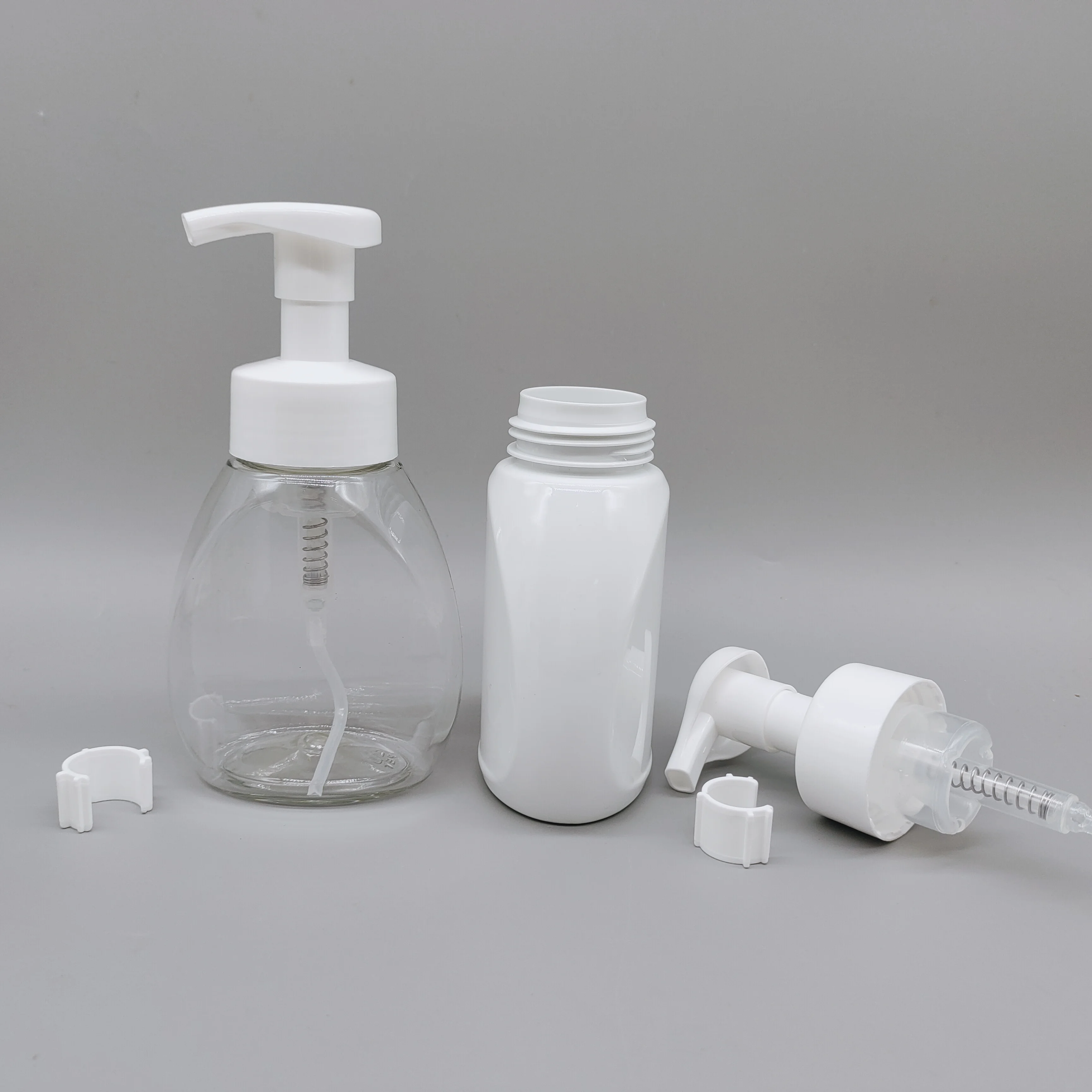 Hot Sale Hand Soap Empty Plastic Foam Bottles Body Lotion Bottles Dove Style 250ml