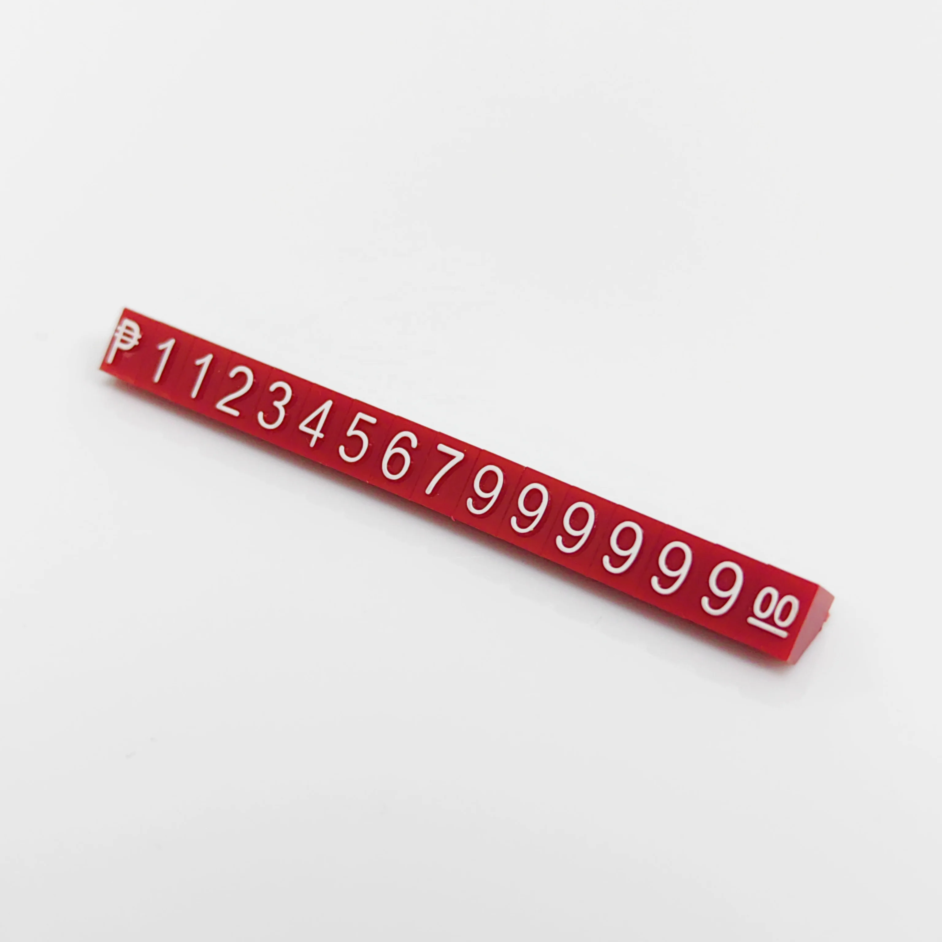 Wholesale Three-dimensional Convex Digital Plastic Jewelry Price Tags Display Numbers Pricing Cubes
