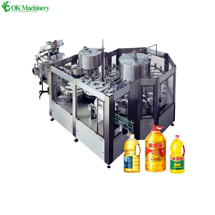 Full Automatic Pet Bottle Sunflower Edible Sesame Cooking Oil Filling And Packing Machine - Buy Cooking Oil Filling And Packing