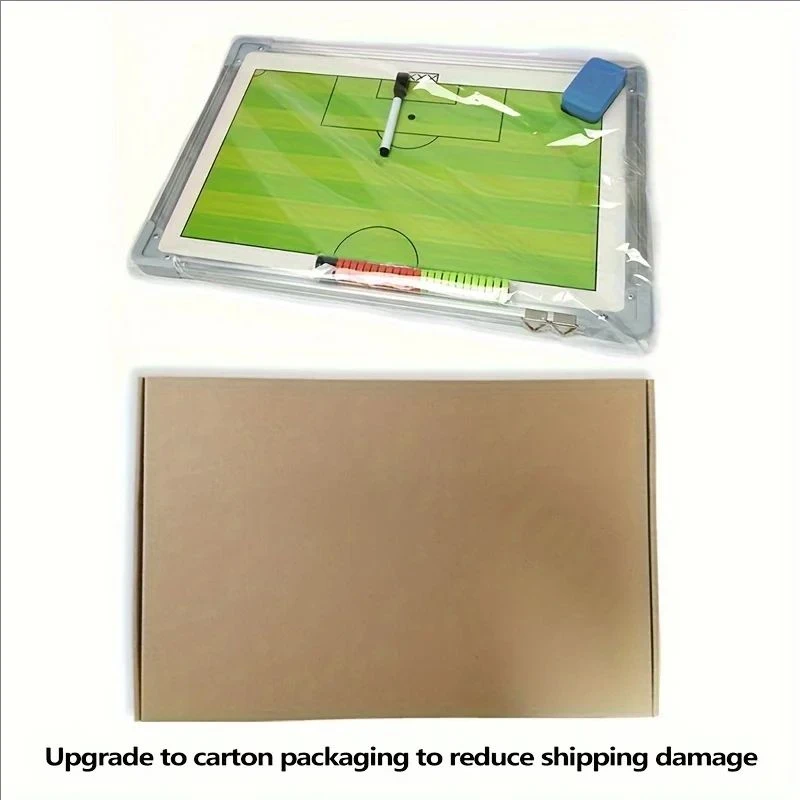 Football Coaches Board With Aluminum Alloy Frame, Magnetic Football Teaching Board, Wall-mounted Competition Training Coaches