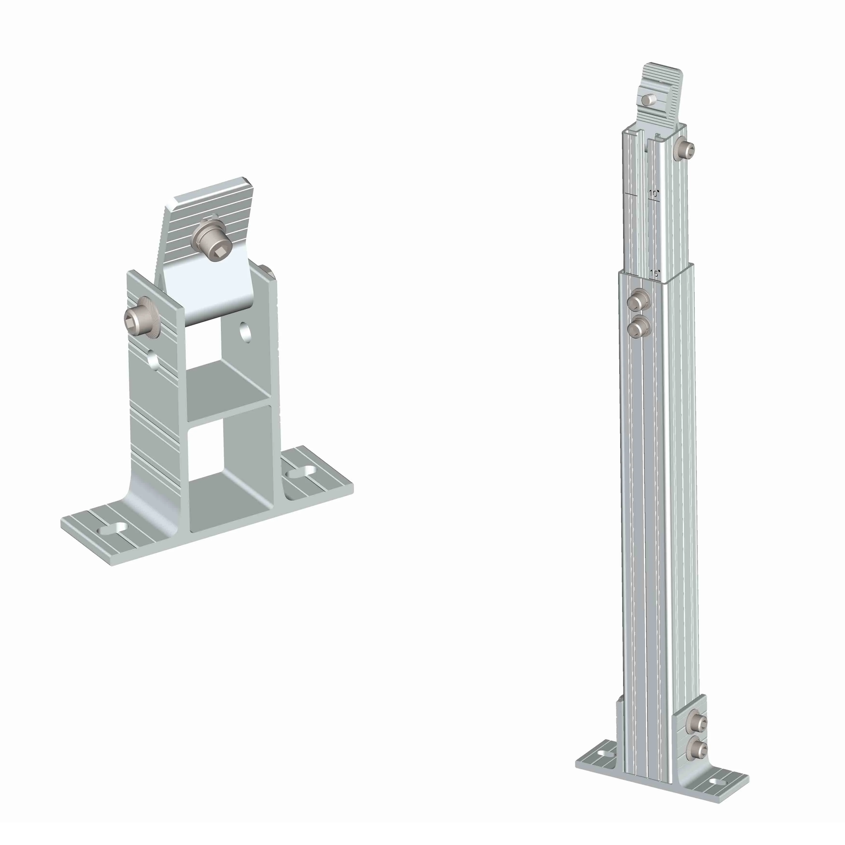 Manufacturer adjustable mounting bracket solar panel structure solar installation accessories solar aluminum brackets for roof