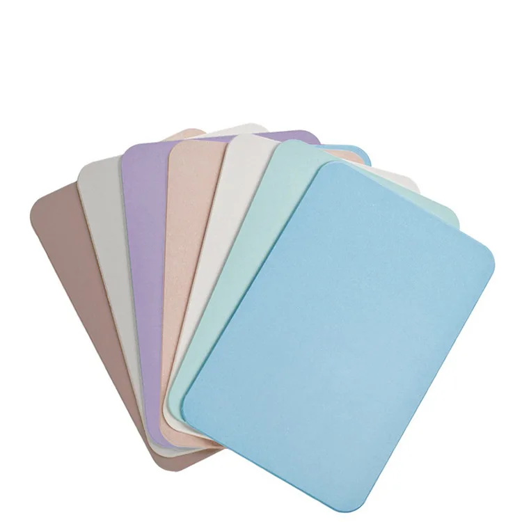 WG216 Customized Logo Sublimation Diatomaceous Earth Bath Mat Bathroom Quick Dry Printed Design Custom Diatomite Stone Bath Mat