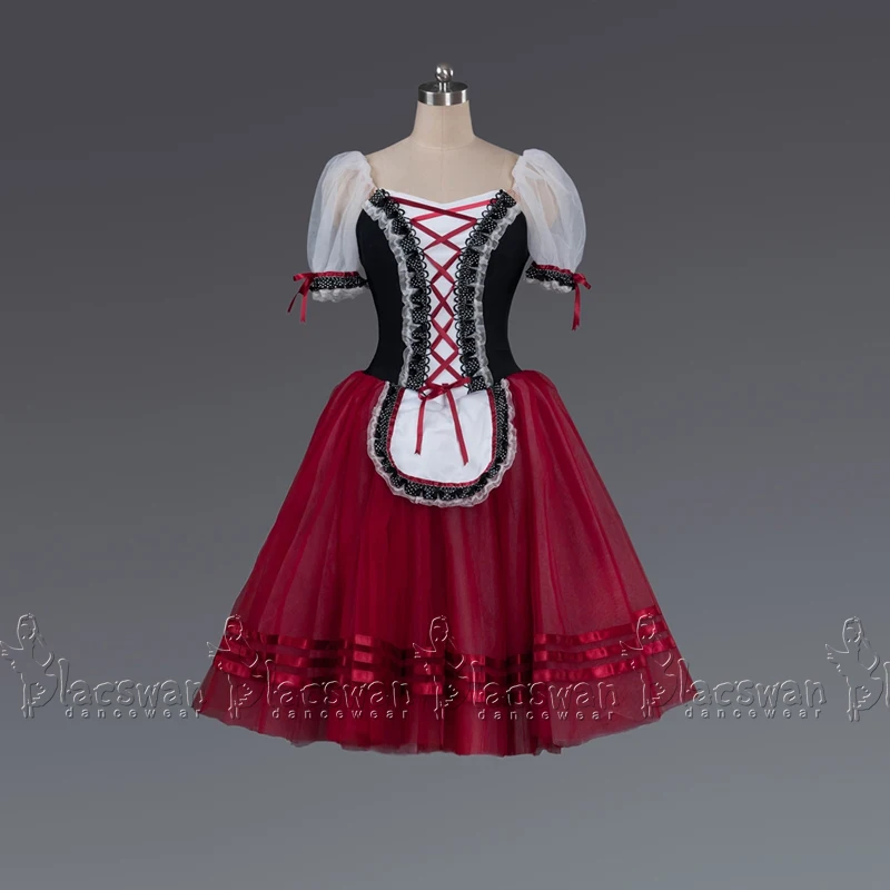 
Professional Romantic Tutu Dress La Fille Mal Gardee Variation Pink Giselle costume ballet 