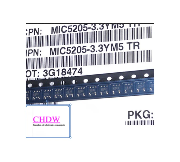 MIC5205-3.3YM5 MIC5205-3.3YM5/TR SOT153 NEW AND ORIGNAL IN THE STOCK