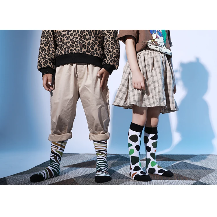 
 Новый дизайн, красочные полосатые детские гольфы, носки для детей  