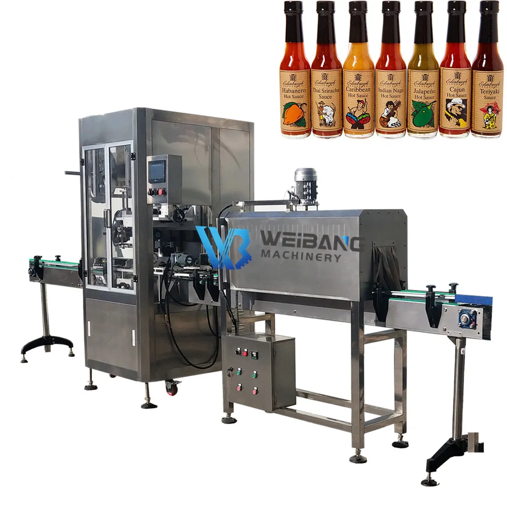 YANBAN automatic  sleeve applicator machine juice bottle shrink sleeve wrapping machine