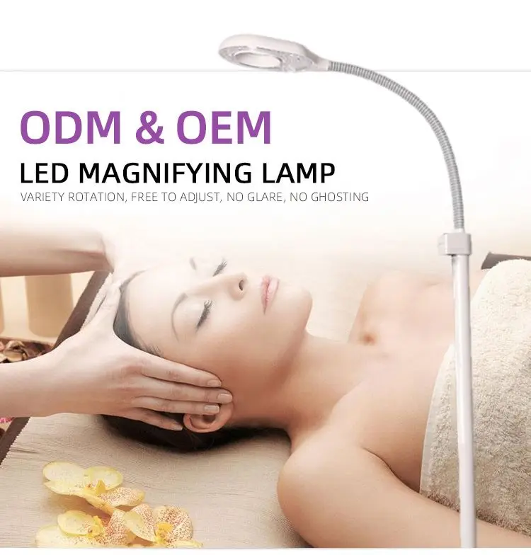 WX-102 LED Magnifying Lamp Odm&Oem 8 Times Magnifying Glass Light Guide Plate Beauty Equipment Tattoo Lamp LED LED Light Tattoo