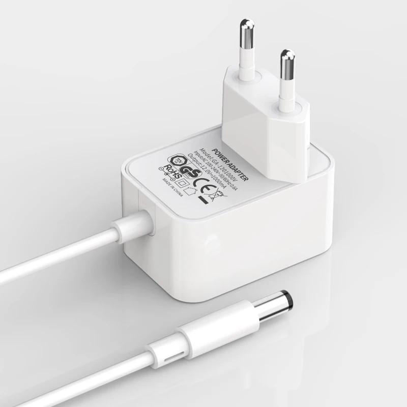
24V 0.5A European standards CE GS RoHS certified 12W power adapter EU Plug high qualityclassical wall plug switch power plug 