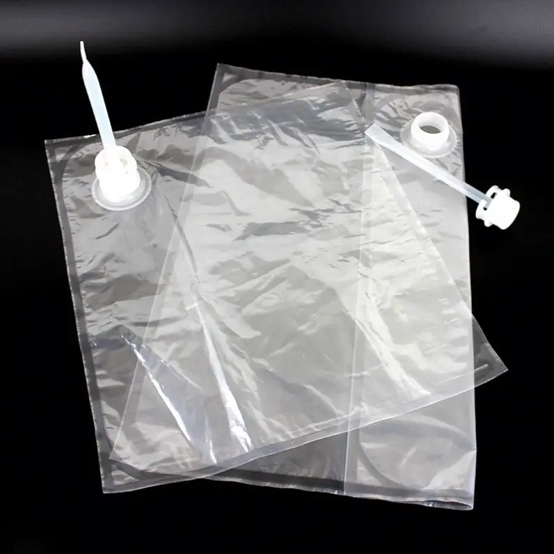 Прозрачный мешок в коробке нагрудник длинный трубчатый диспенсер клапан для молочных продуктов фруктов овощей молока жидких яиц сиропа 3 л 5 10 15 20