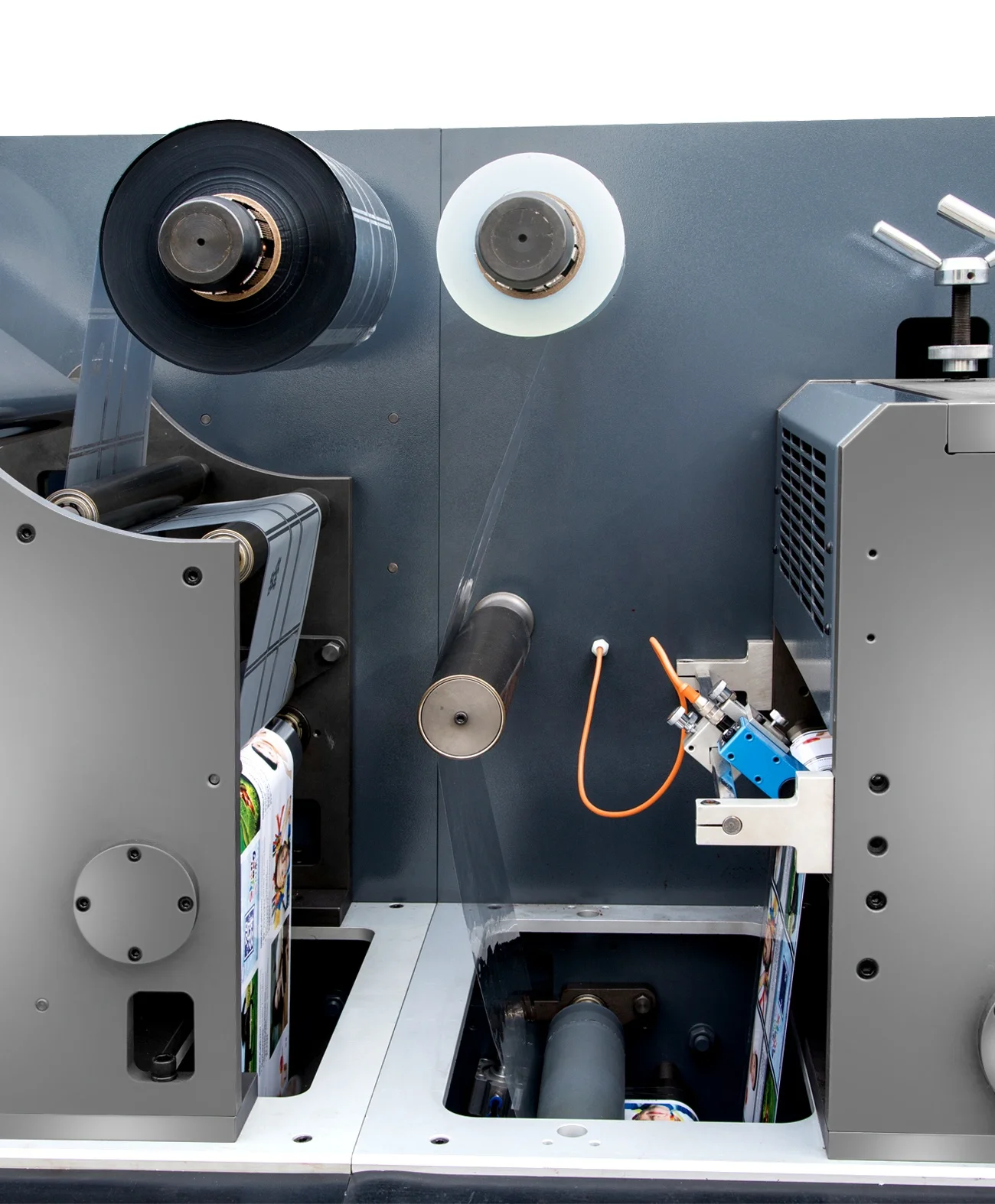 Rotary/semi-rotary Label sticker varnishing lamination cold stamping Die-cutting Machine with slitter and sheeting functions