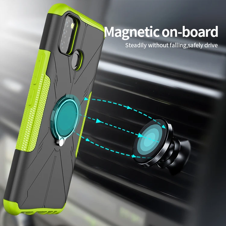 Roiskin Kickstand protector phone case for infinix smarrt 5 anti shock phone case for infinix hot 10 lite phone shockproof