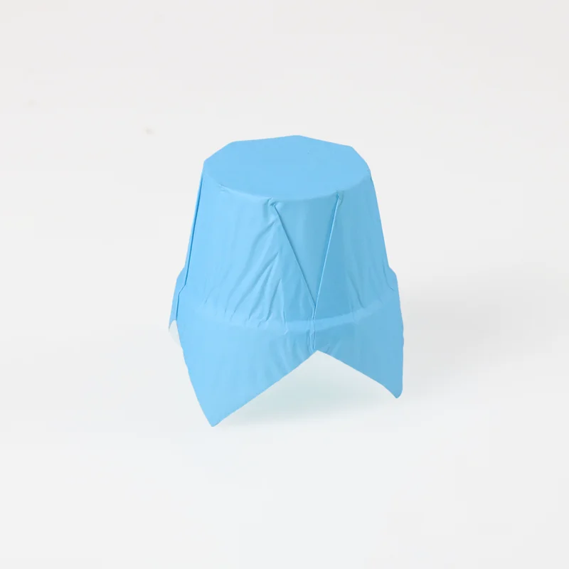Manufacturer sales baking cups Disposable Greaseproof blue paper tulip cupcake liners