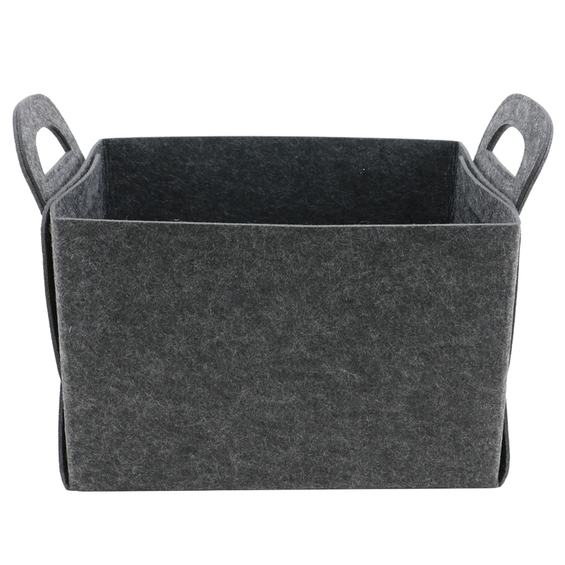 Felt Foldable Storage Basket with Carry Handles for Toy Storage and  small things storage