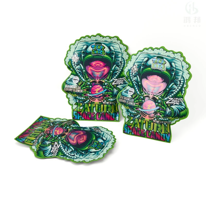 Пластиковая упаковка, защищающая от запаха алюминиевая фольга, с застежкой-молнией, 28 г