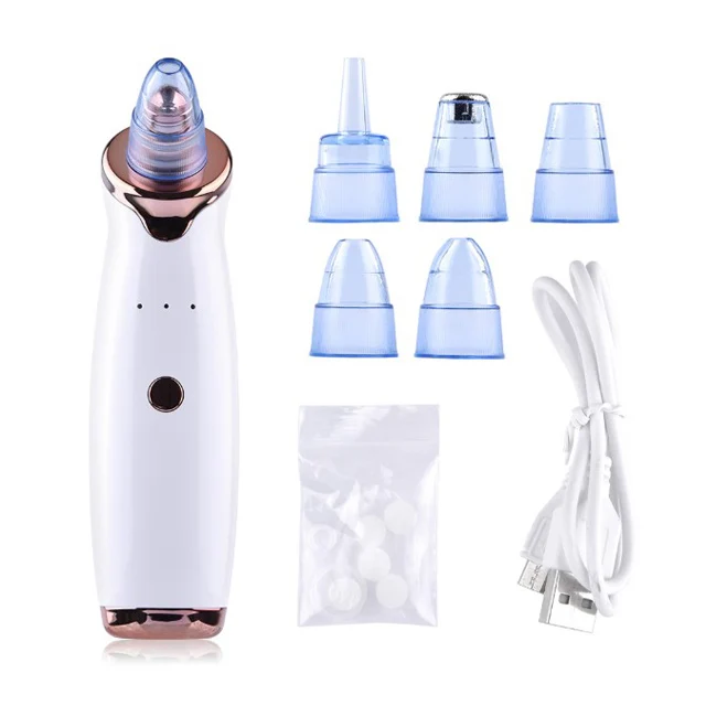 5 in 1 facial pore deep cleaning electric rechargeable Acne Pore blackhead remover vacuum