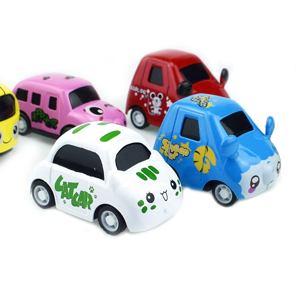 Мини забавная Милая мультяшная маленькая модель автомобиля из сплава LGW129, рекламные игрушки для детских подарков