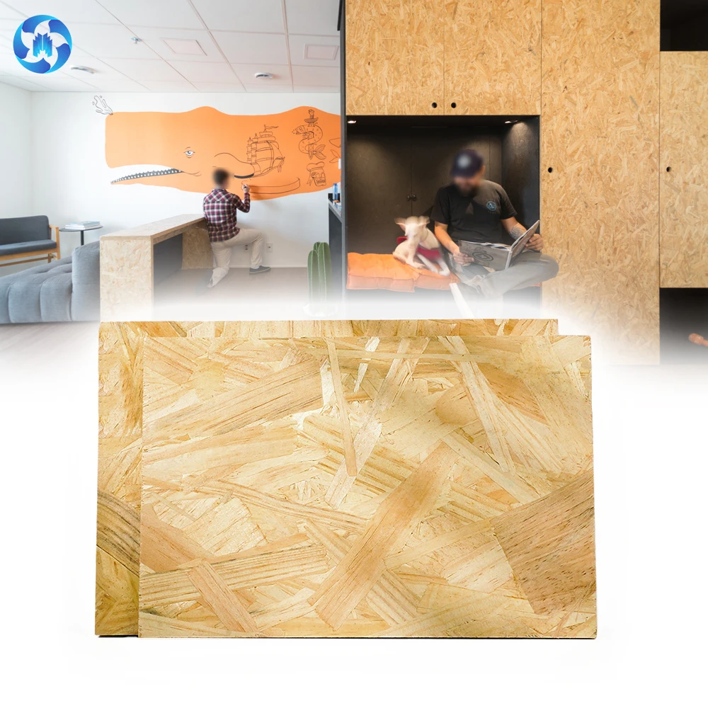 TOPOCEAN Waterproof 1220*2440mm 9/12/15mm Cheap Plates Osb Board For Outdoor Construction Use