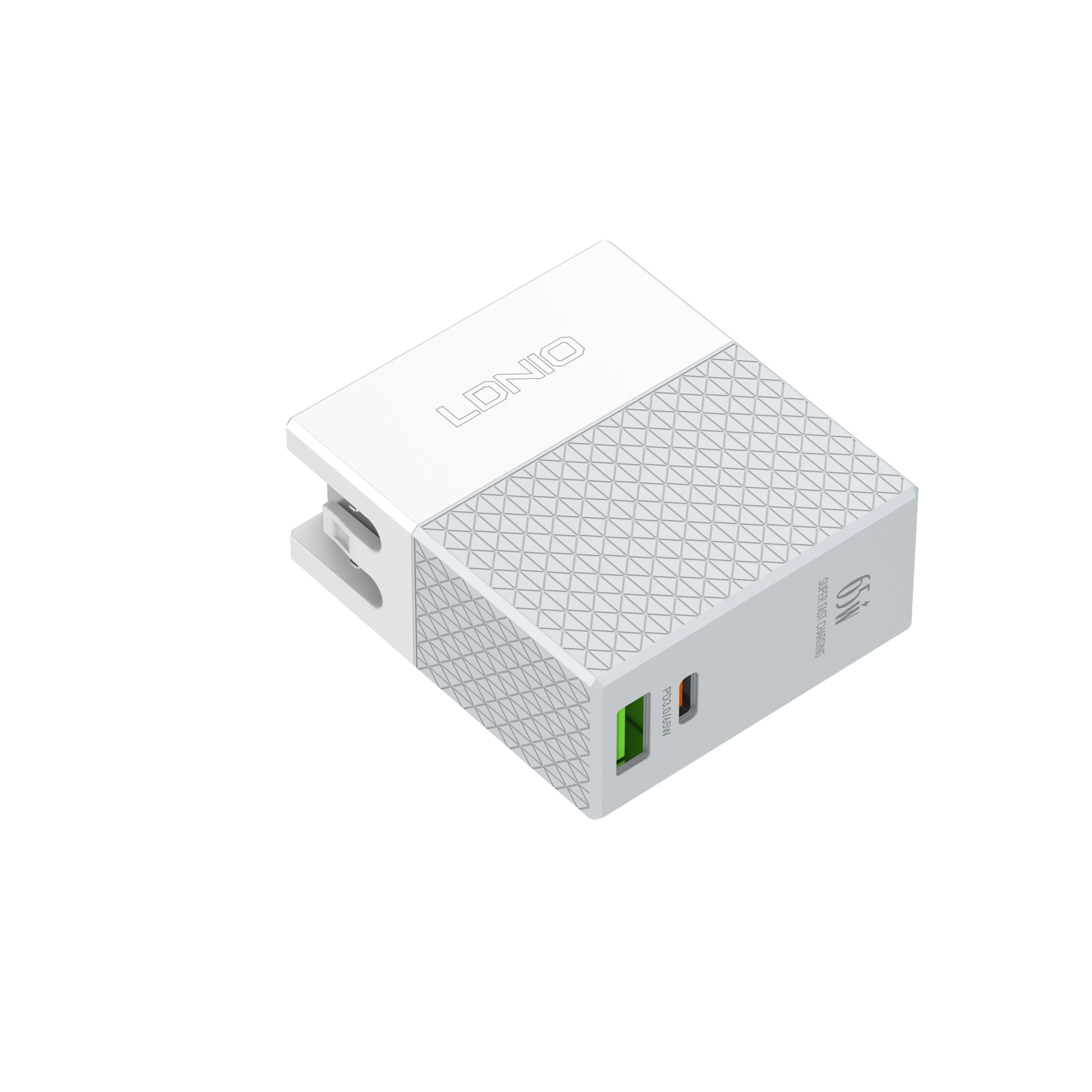 Ldnio Customized PD 65W USB Quick Charger Mobile Phone Travel Fast Charger Adapter For Laptop