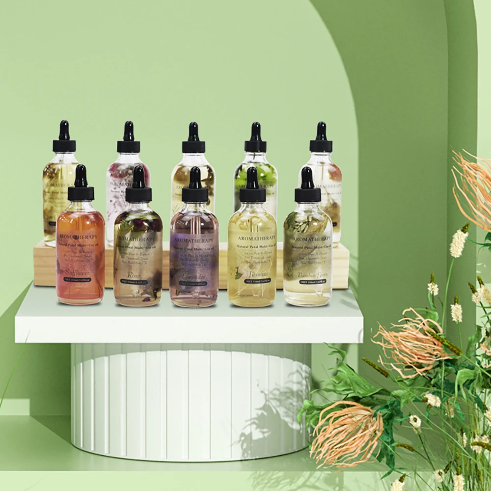 Wholesale Rose Tea Tree Lavender Rosemary Natural Organic Essential Oil (new) Gift Set 100% Pure Aromatherapy Essential Oil Kit