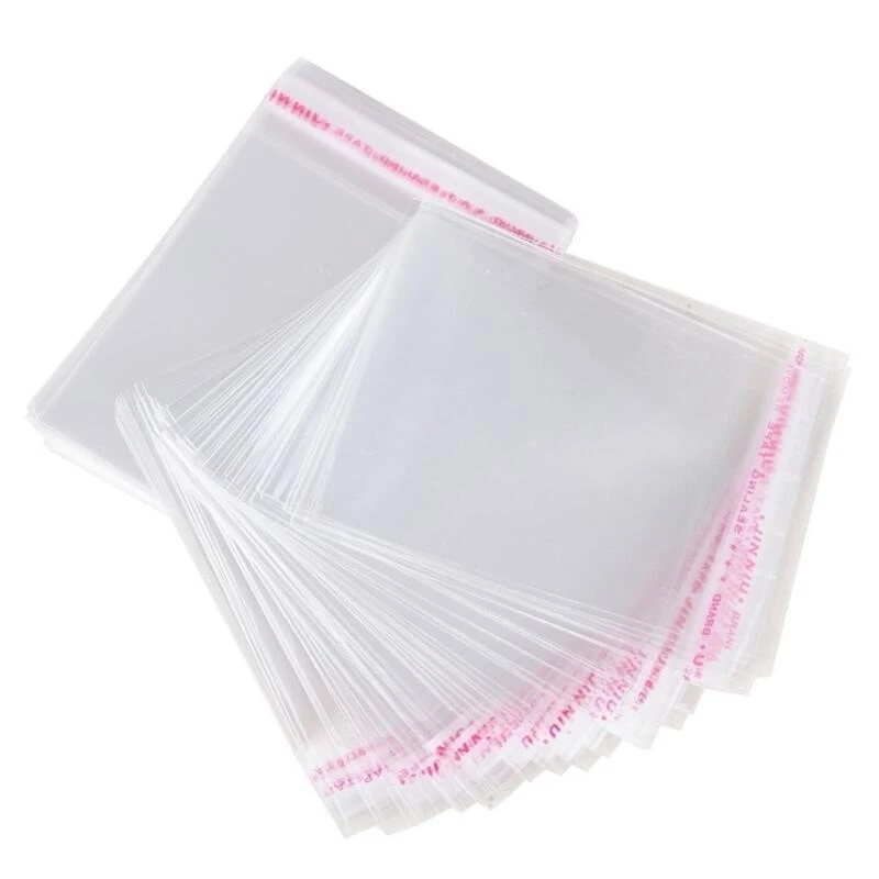 Manufacturer Custom Transparent Clear Plastic Self-adhesive Cellophane OPP Packaging Bags