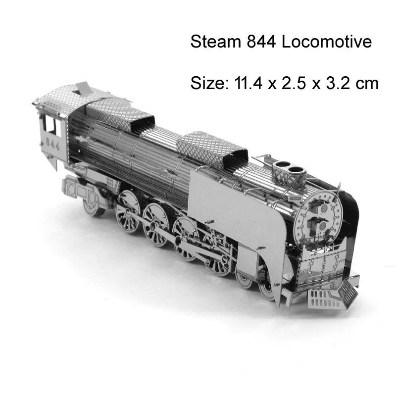 Piececool 3D Metal Puzzles for Adults Steam locomotive DIY Model Kits3D Puzzles Home Decoration Birthday Gifts