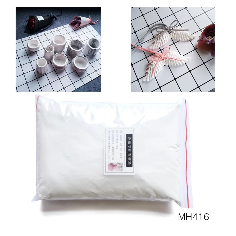  416 готов к отправке белый гипсовый порошок для DIY Литье игрушки искусство
