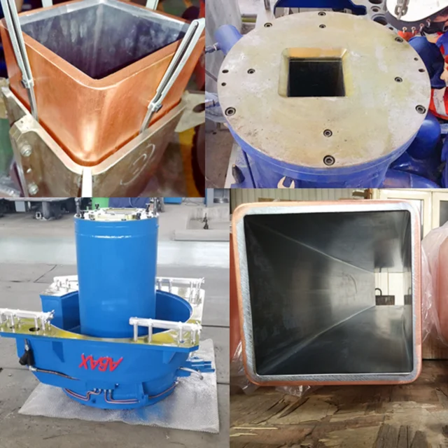  ccm Casting Billet Mould 130x130 Metal 2 cuag Copper Tube Continue Cast 100mmx100 mm