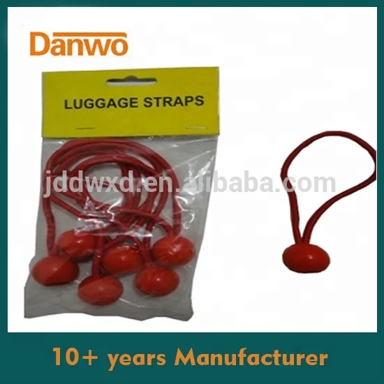 Wholesale 4mm Black Rubber Bungee Ball Cords Tie down Ball for Outdoor Tent Camping & Hiking Products