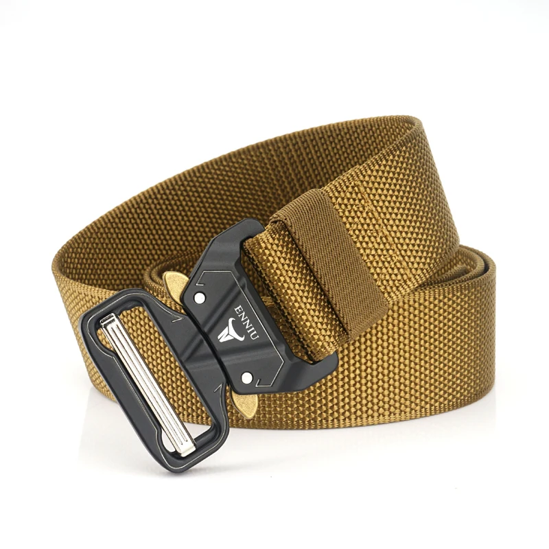 New outdoor field survival tactical belt universal nylon adjustable  tactical belt