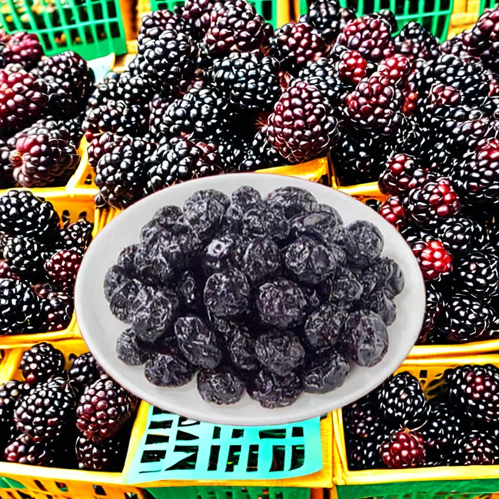 Свежая и вкусная натуральная сушеная черника сладкий вкус Популярные объемные вакуумные закуски AD процесс сушки