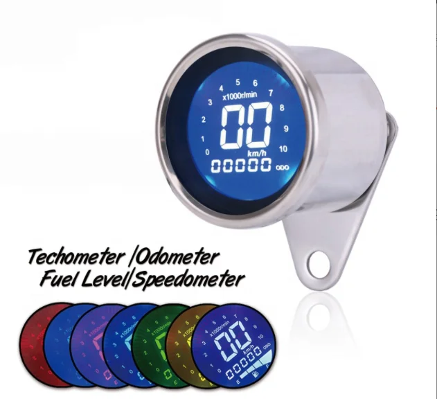 Motorcycle Dashboard for Speedometer, Odometer, Technical Meter, Fuel Gauge General Electric Motorcycle Digital Dashboard