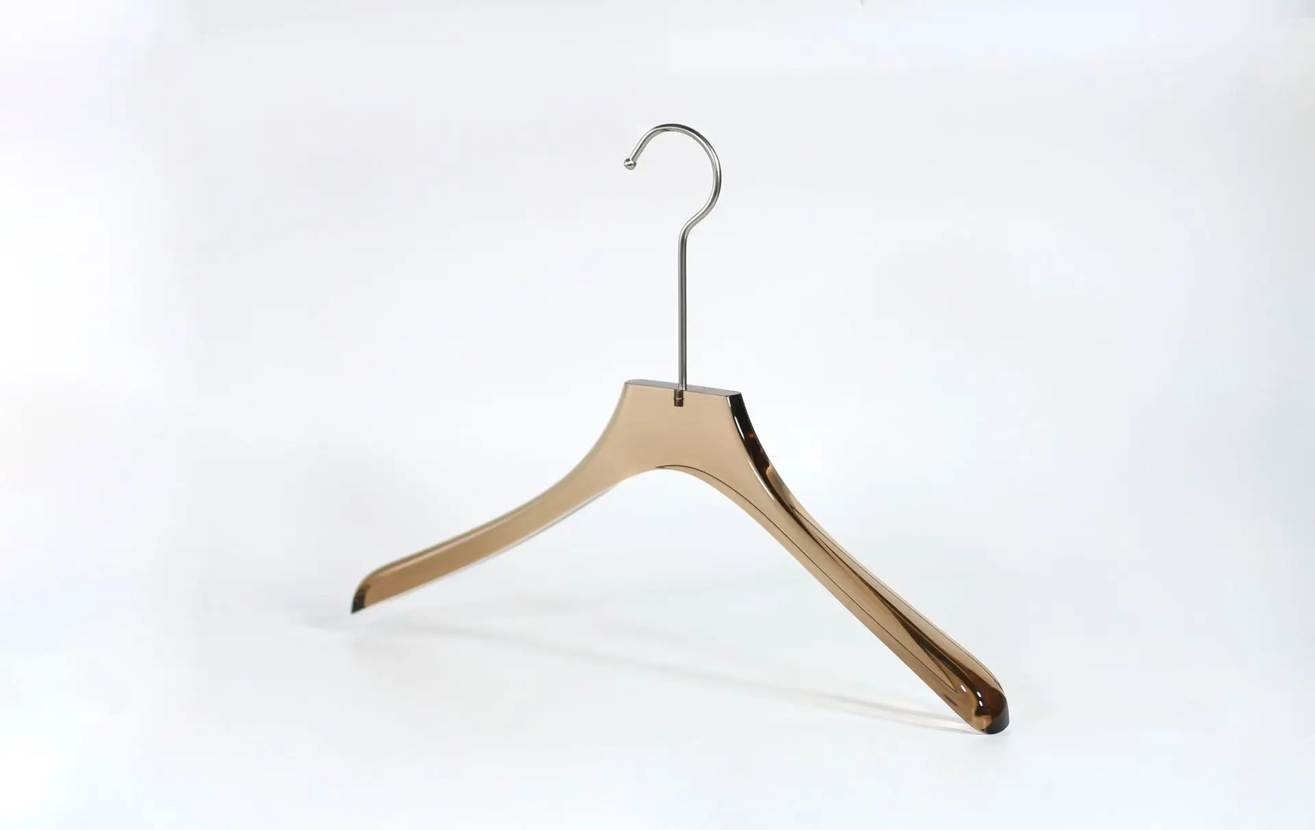 Manufacturers Acrylic Down Jacket Hanger Non-Slip Large Size Thicken Acrylic Muslim Robe Hanger for Man