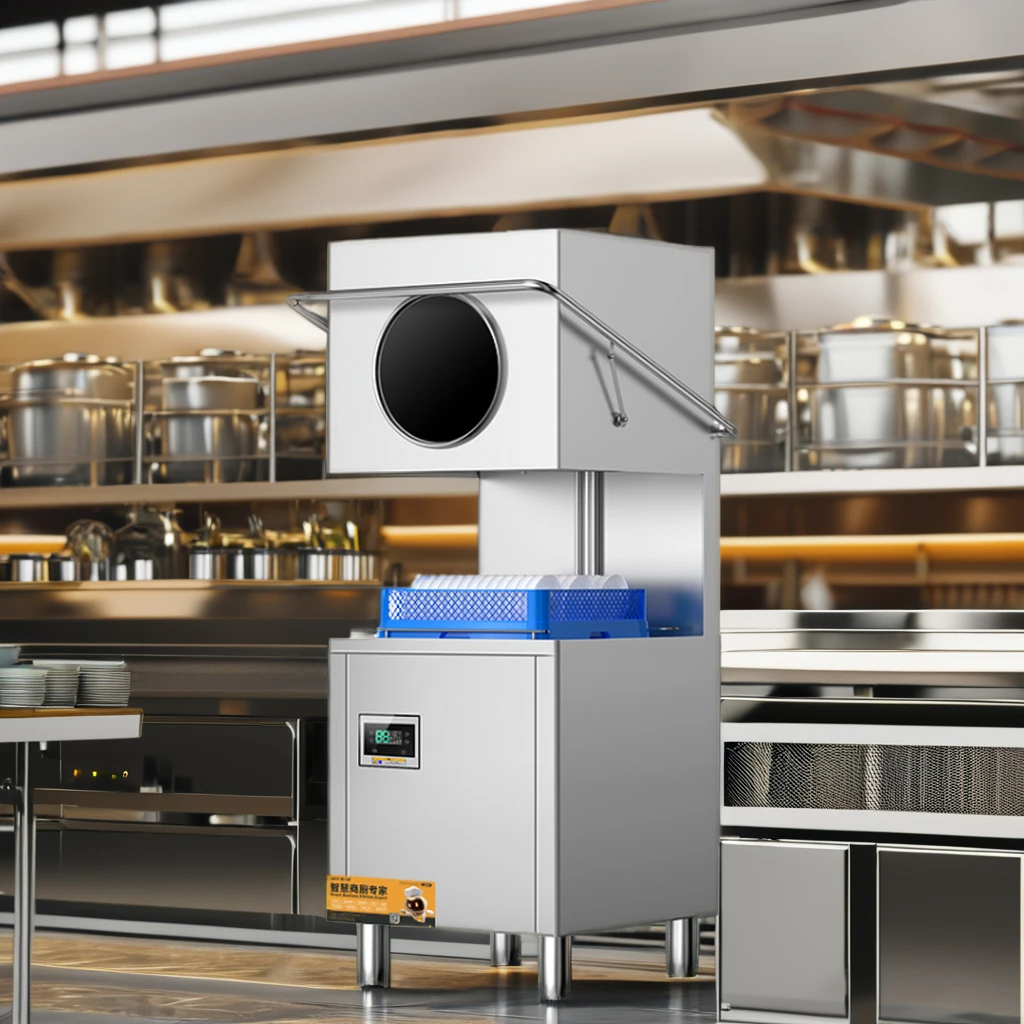Modern Kitchen Machine dishwashing Observation Window Dish machine washer energy conservation Commercial Machine dishwasher