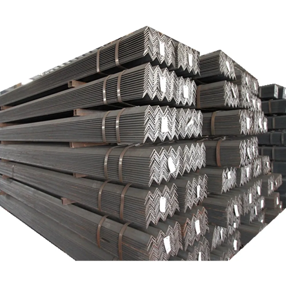 
v shaped iron steel angle bar 50*50*3mm galvanized equal angle steel 75x75x5 Hot rolled steel angle standard sizes 