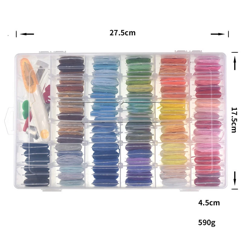 Custom Available Fast Ship Good Service Diy Handcraft Cross Stitch Embroidery Thread For Decoration