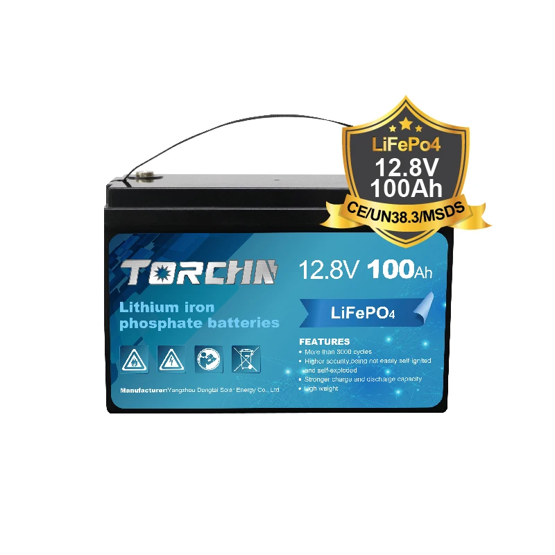 Torchn Full capacity of JSDSOLAR 12.8V 100Ah LiFePo4 lifepo4 Battery Pack lifepo4 12V 100ah energy storage