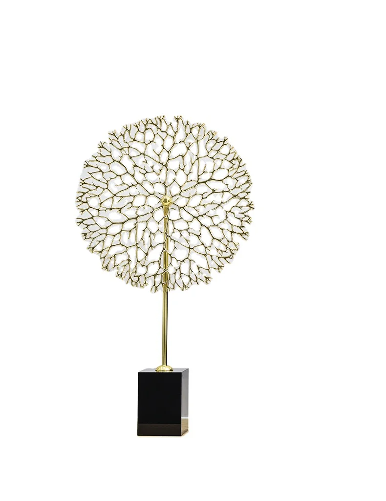 
Wholesale Black Gold Crystal Design Living Room Link Home Decor Decoration 