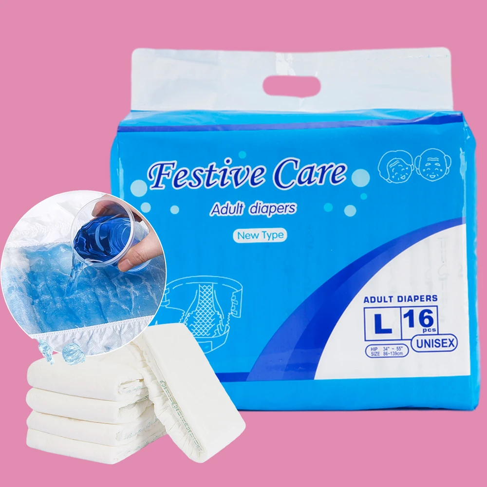 Factory Customization Sap Polymer Diaper comfortable disposable adult diaper Soft Care Diapers
