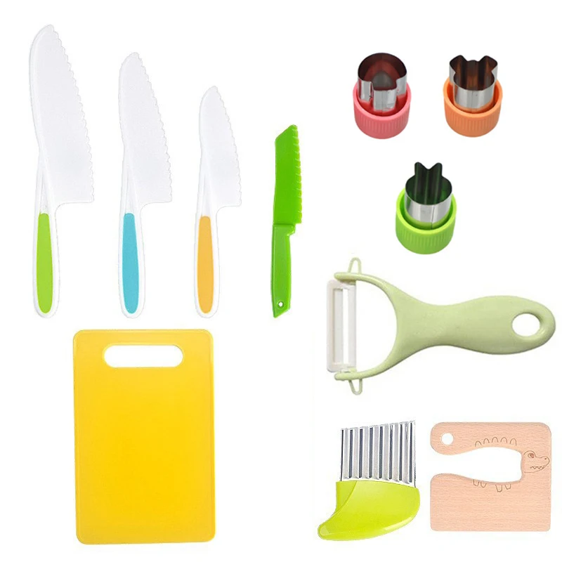 17pcs pink kids kitchen set  safety simulated cooking toys kitchen set for kids